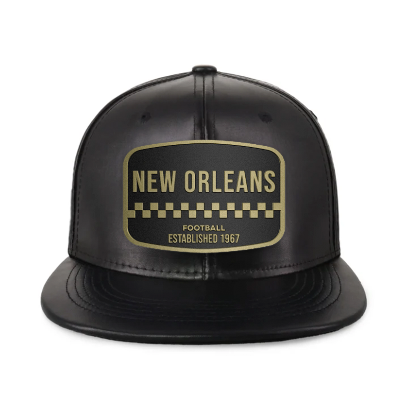 New Orleans Football - PU Leather - Snapback City Caps