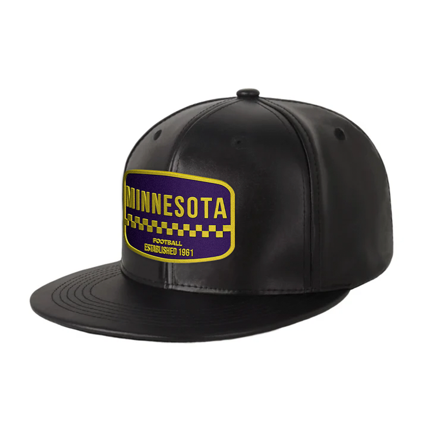 Minnesota Football - PU Leather - Snapback City Caps