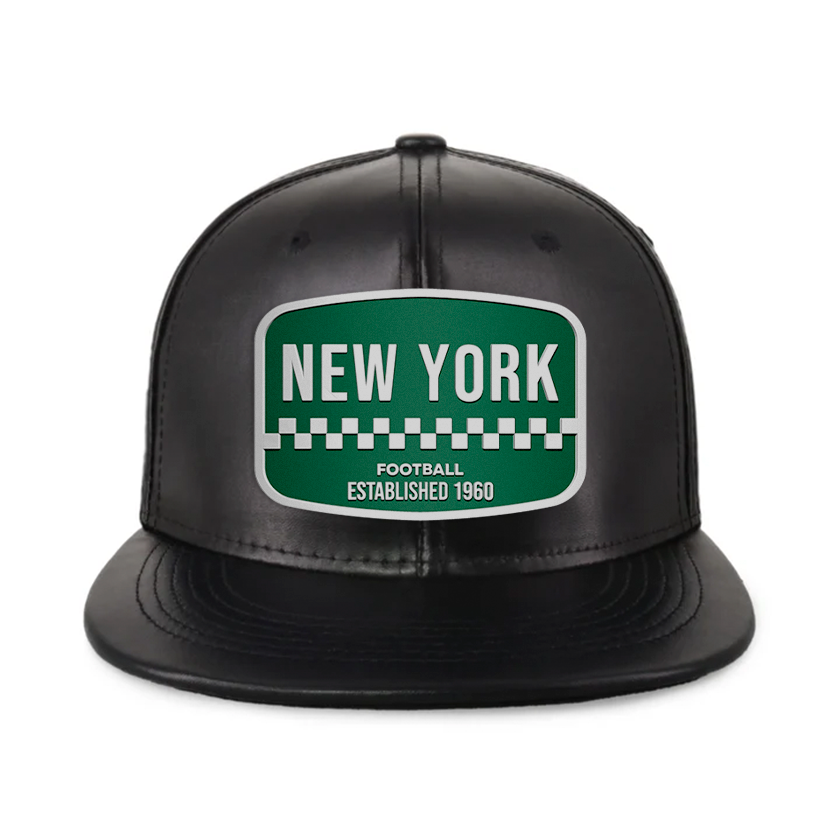 New York2 Football - PU Leather - Snapback City Caps