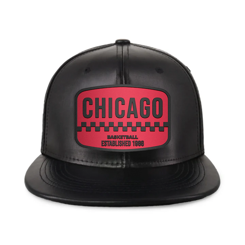 Chicago Basketball - PU Leather - Snapback City Caps