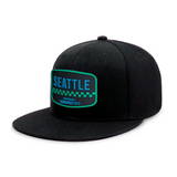 Seattle Football - Black - Snapback City Caps