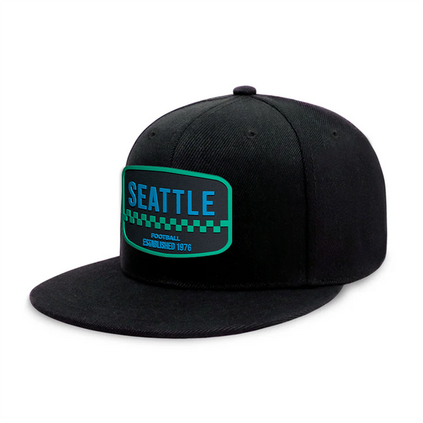 Seattle Football - Black - Snapback City Caps