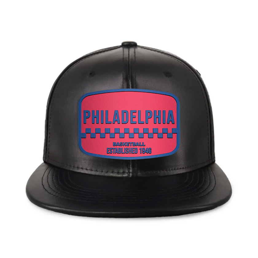 Philadelphia Basketball - PU Leather - Snapback City Caps