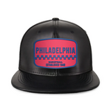 Philadelphia Basketball - PU Leather - Snapback City Caps