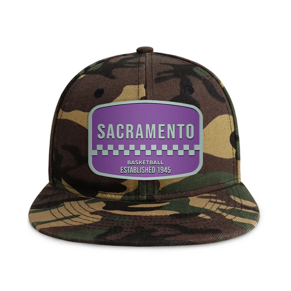 Sacramento Basketball - Wood Camo - Snapback City Caps
