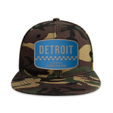 Detroit Football - Wood Camo - Snapback City Caps