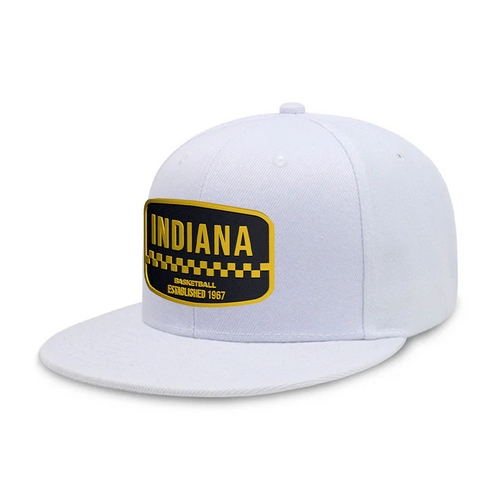 Indiana Basketball - White - Snapback City Caps