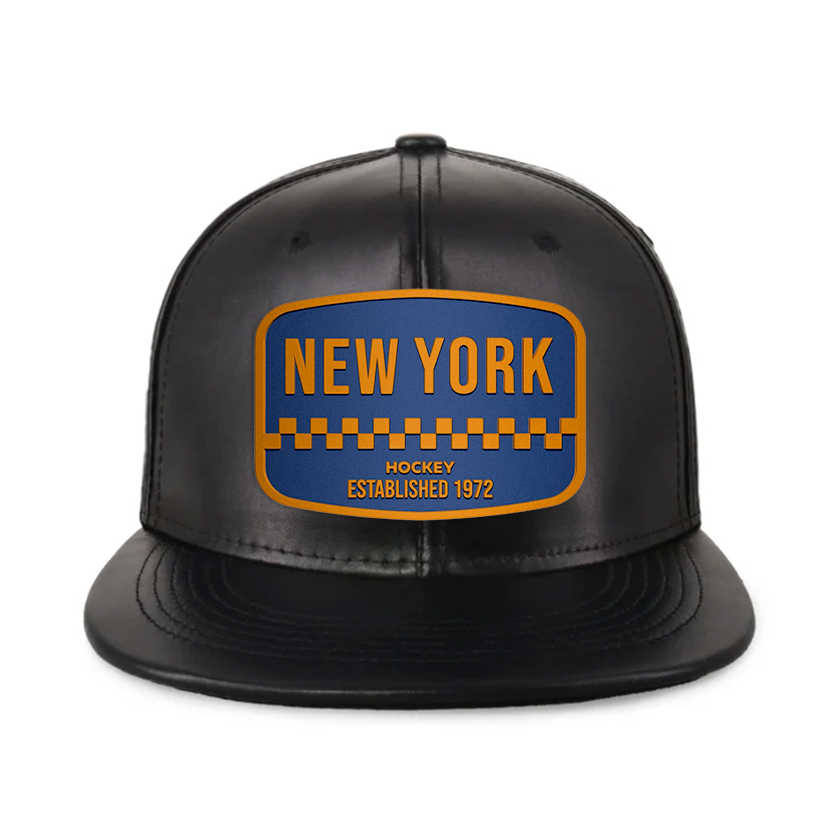 New York Hockey1 - PU Leather - Snapback City Caps