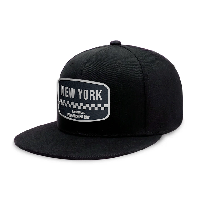 New York Baseball - Black - Snapback City Caps