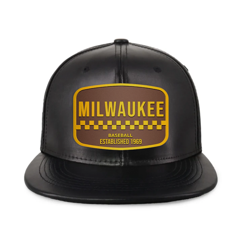 Milwaukee Baseball - PU Leather - Snapback City Caps