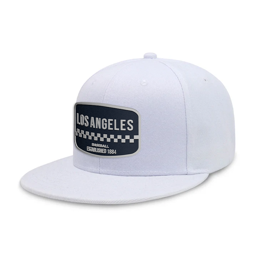 Los Angeles Baseball - White - Snapback City Caps