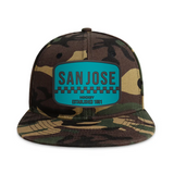 San Jose Hockey - Wood Camo - Snapback City Caps