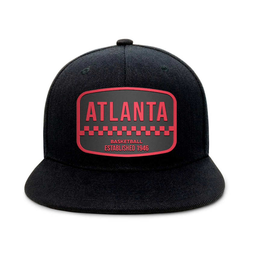 Atlanta Basketball - Black - Snapback City Caps