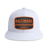 Baltimore Baseball - White - Snapback City Caps