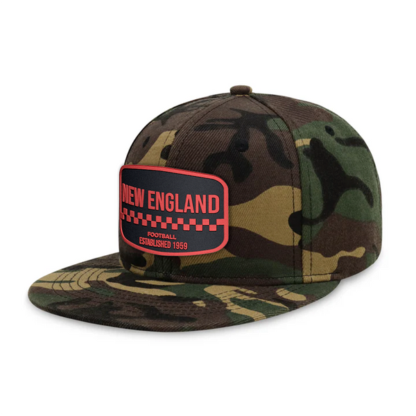 New England Football - Wood Camo - Snapback City Caps