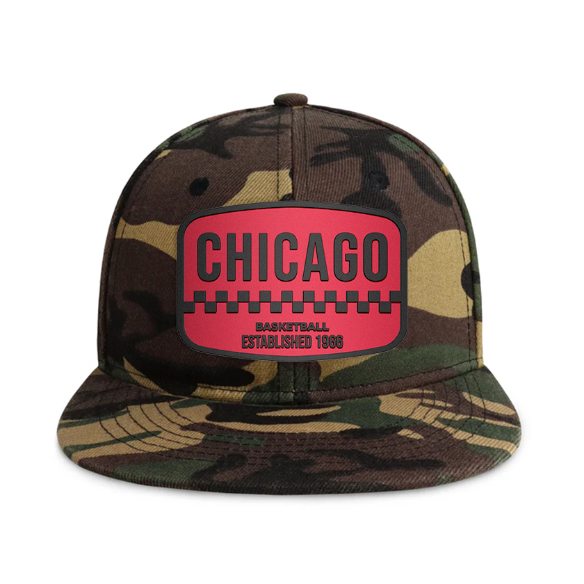 Chicago Basketball - Wood Camo - Snapback City Caps