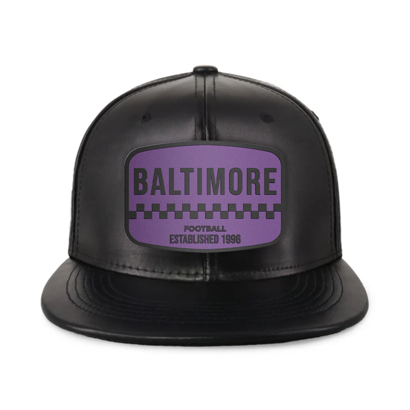 Baltimore Football - PU Leather - Snapback City Caps