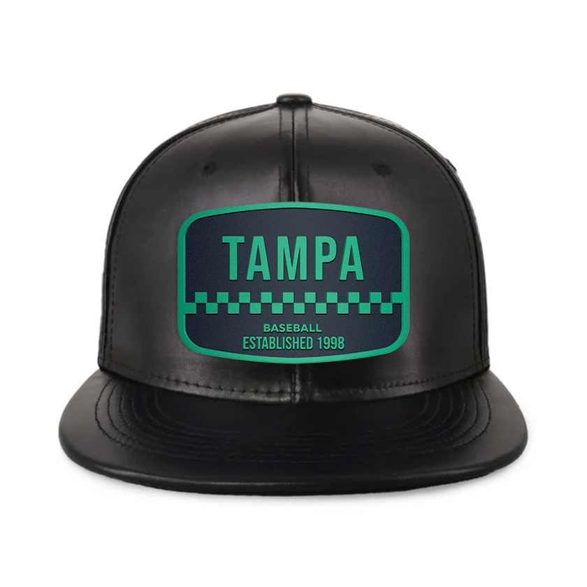 Tampa Baseball - PU Leather - Snapback City Caps