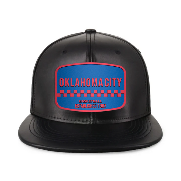 Oklahoma City Basketball - PU Leather - Snapback City Caps