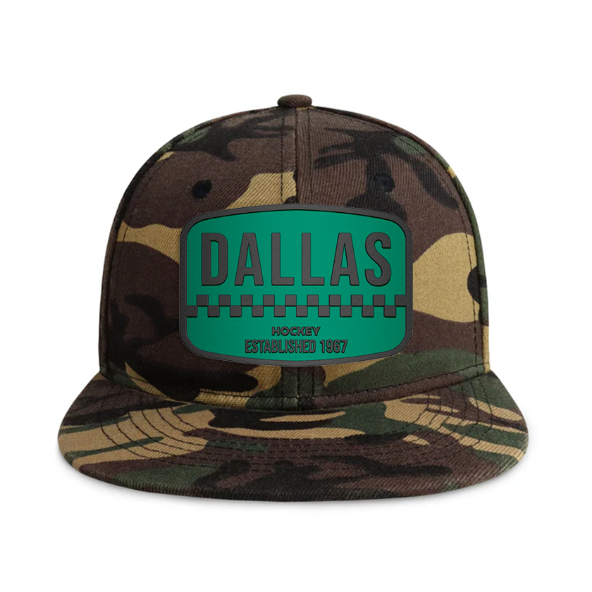Dallas Hockey - Wood Camo - Snapback City Caps