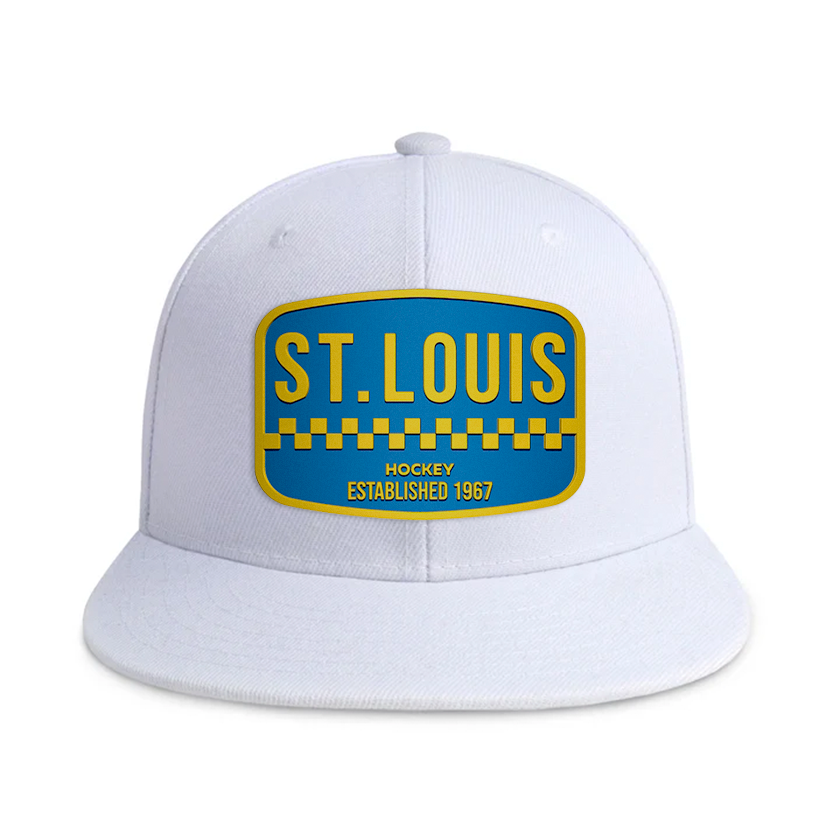 St. Louis Hockey - White - Snapback City Caps