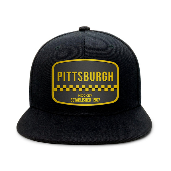 Pittsburgh Hockey - Black - Snapback City Caps