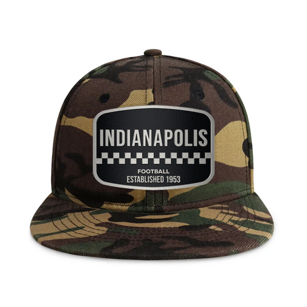Indianapolis Football - Wood Camo - Snapback City Caps