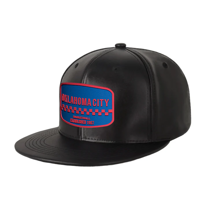 Oklahoma City Basketball - PU Leather - Snapback City Caps