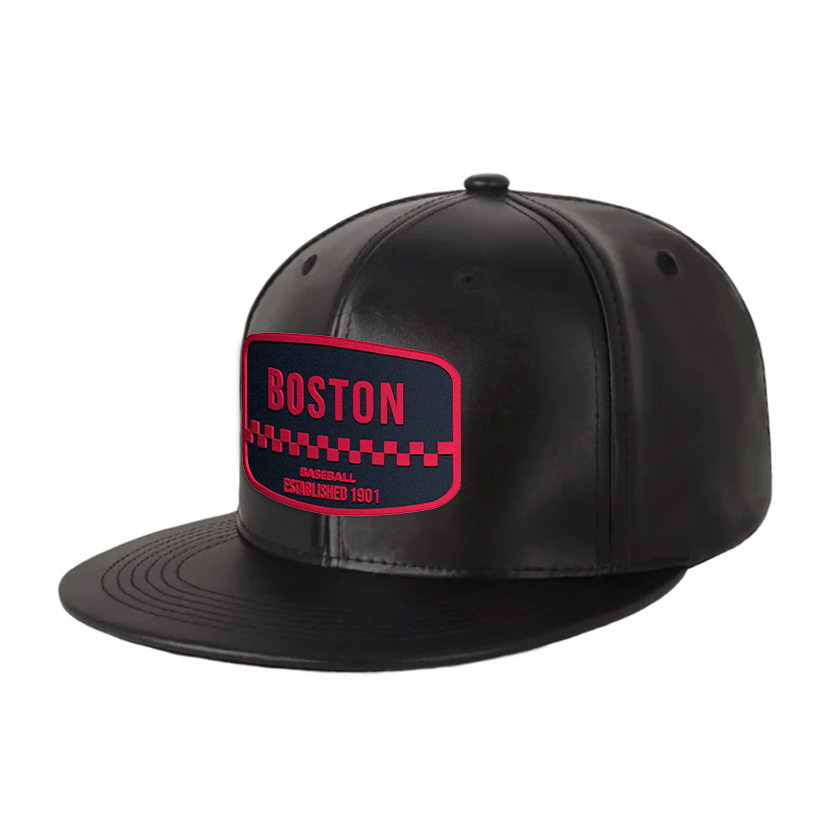 Boston Baseball - PU Leather - Snapback City Caps