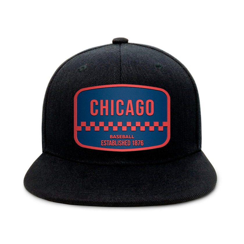 Chicago Baseball1 - Black - Snapback City Caps