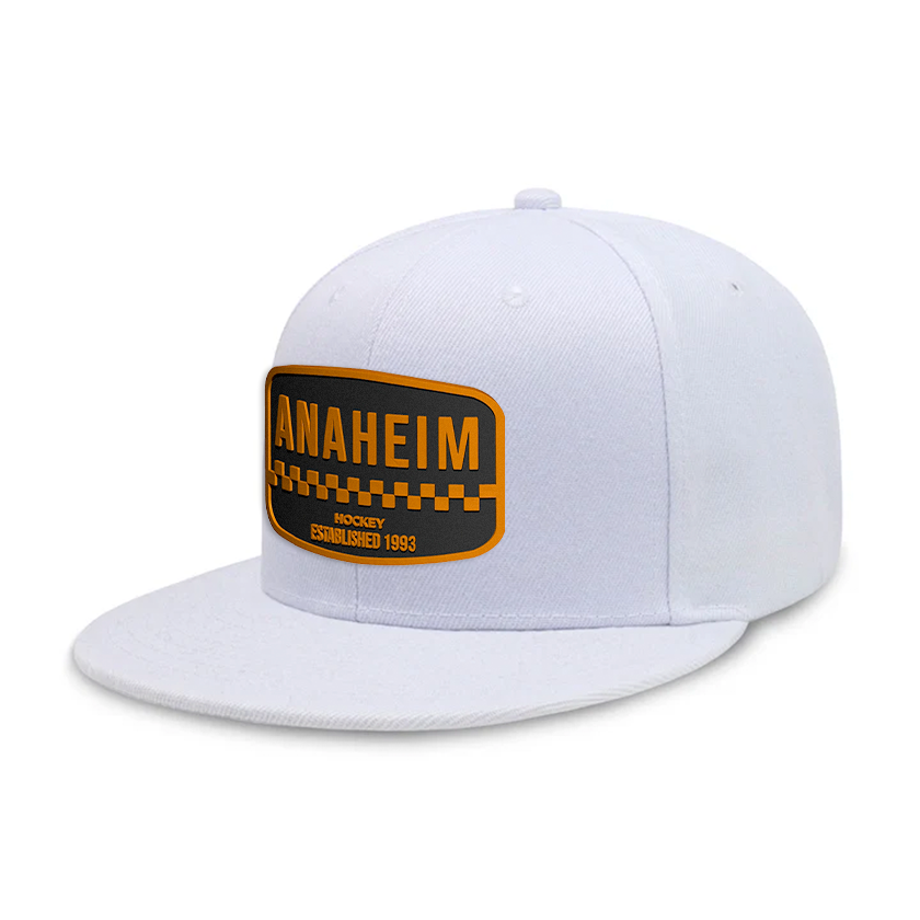Anaheim Hockey - White - Snapback City Caps
