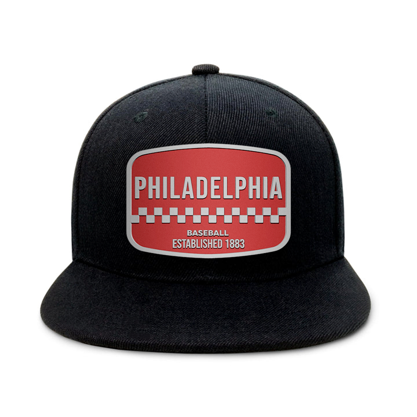 Philadelphia Baseball - Black - Snapback City Caps