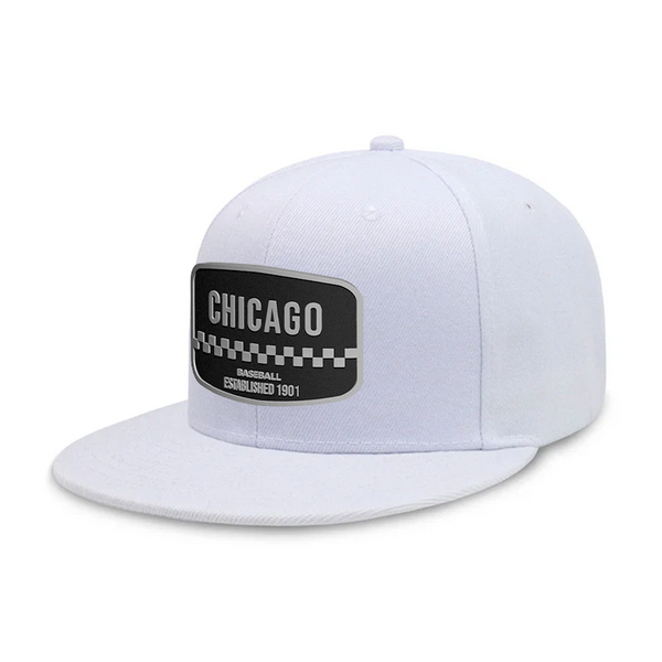 Chicago Baseball2 - White - Snapback City Caps