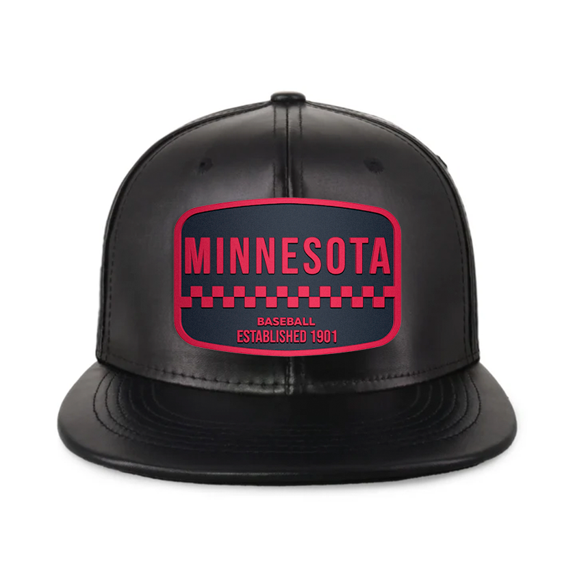 Minnesota Baseball - PU Leather - Snapback City Caps