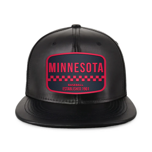 Minnesota Baseball - PU Leather - Snapback City Caps