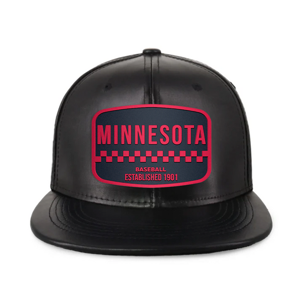 Minnesota Baseball - PU Leather - Snapback City Caps