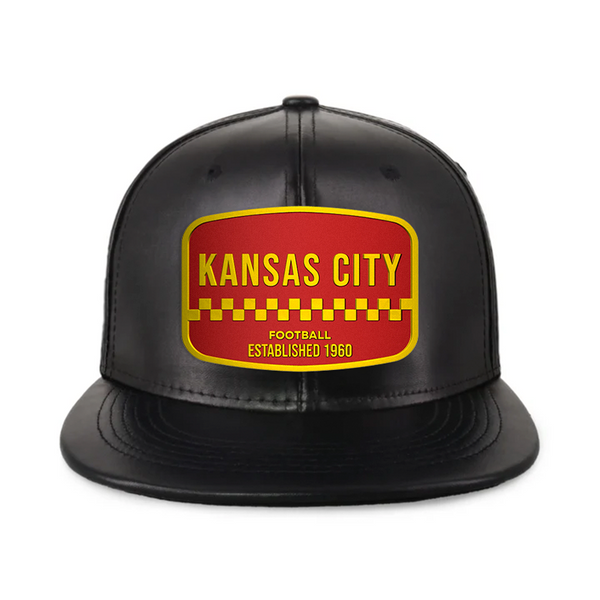 Kansas City Football - PU Leather - Snapback City Caps