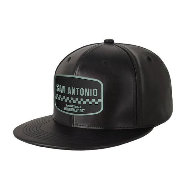 San Antonio Basketball - PU Leather - Snapback City Caps