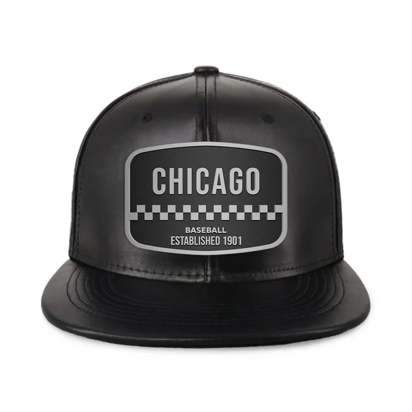 Chicago Baseball2 - PU Leather - Snapback City Caps