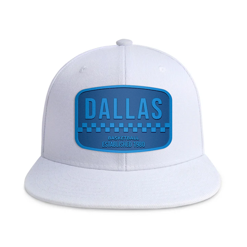 Dallas Basketball - White - Snapback City Caps