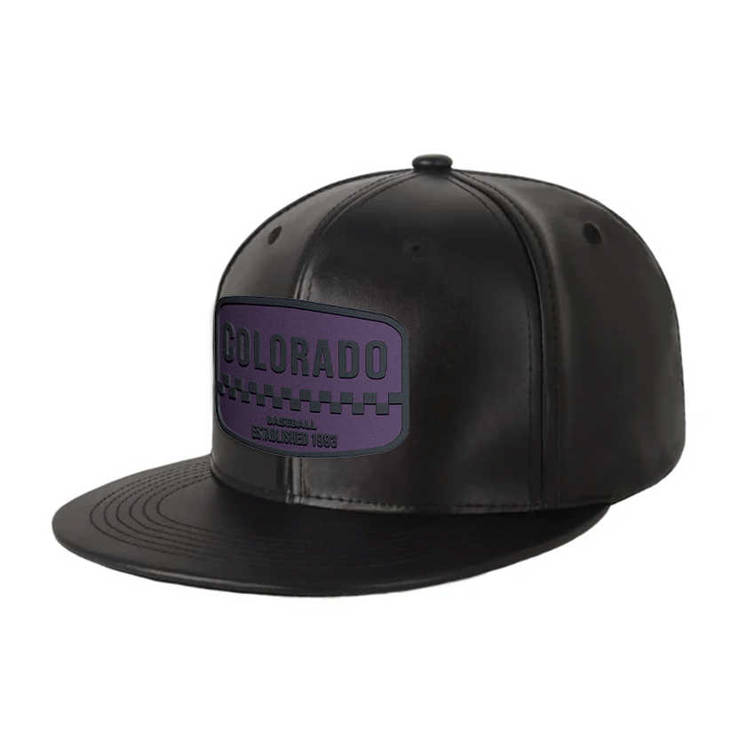 Colorado Baseball - PU Leather - Snapback City Caps