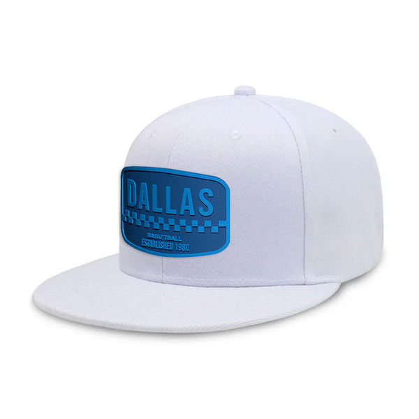 Dallas Basketball - White - Snapback City Caps