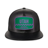 Utah Basketball - PU Leather - Snapback City Caps