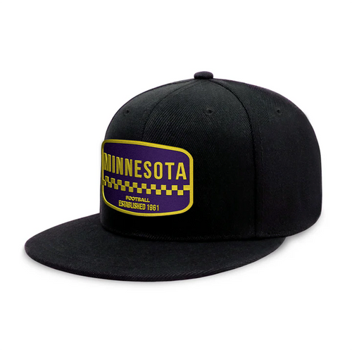 Minnesota Football - Black - Snapback City Caps
