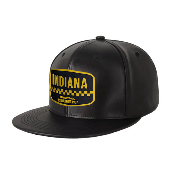 Indiana Basketball - PU Leather - Snapback City Caps