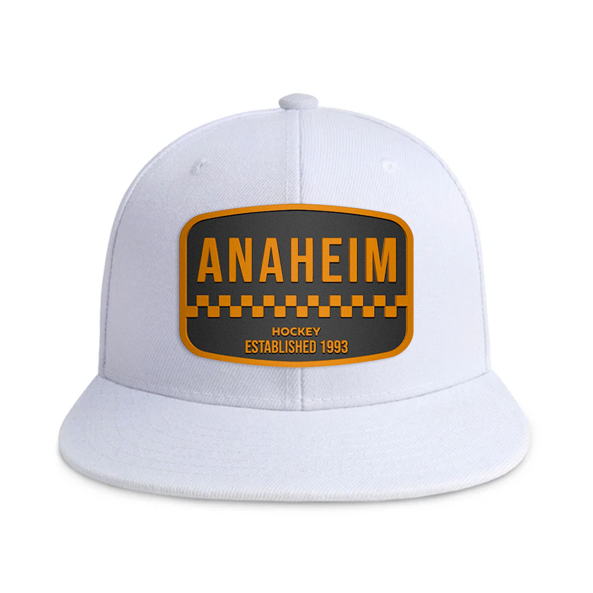 Anaheim Hockey - White - Snapback City Caps