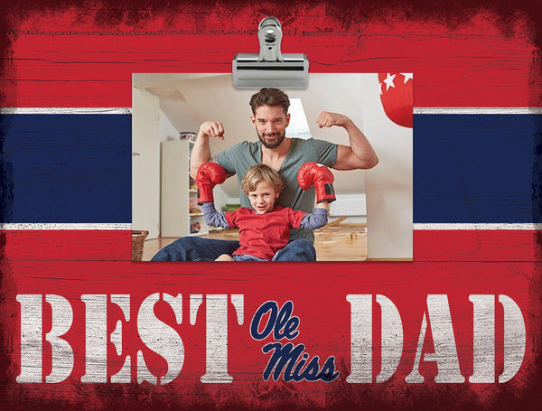 Wholesale C2016-Best Dad Clip Frame / C2016-Ole Miss