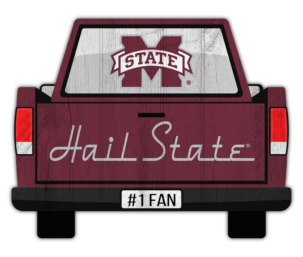 Wholesale C2014-Slogan Truck Back 12in Sign / C2014-Mississippi State