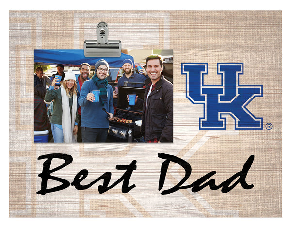 Wholesale C1090-Best Dad Burlap Clip Frame / C1090-Kentucky