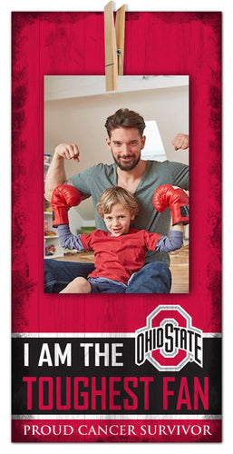 Wholesale C1093-Toughest Fan Clothespin 6x12 / C1093-Ohio State